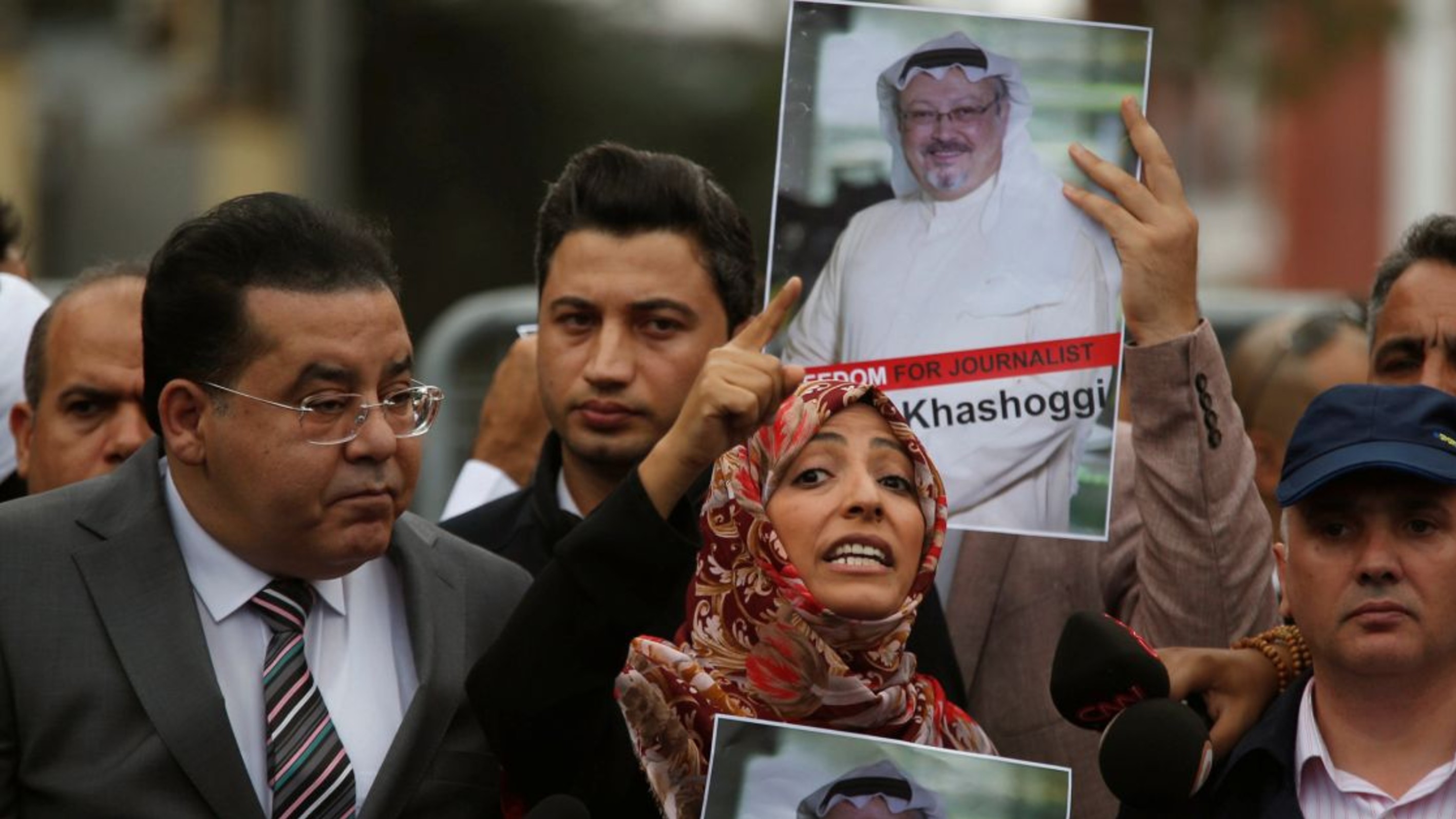 Tawakkol Karman, commenting on the story of cutting the body of Khashoggi: He does not who called Saudi as Kingdom of Daesh